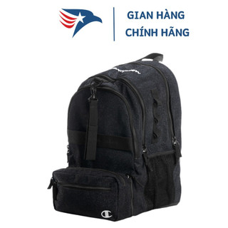 Champion Squad Glitter Backpack: Balo thể thao Black Glitter/Black