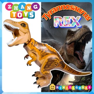 Đồ chơi Xếp hình khủng long bạo chúa Tyrannosaurus Rex trong Công viên kỷ Jura - Jurassic Park Minifigures Lele L034