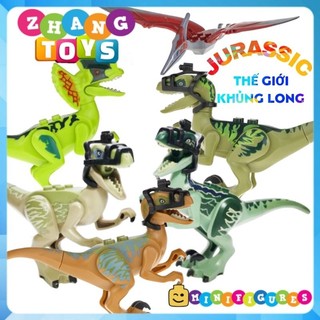 Đồ chơi Xếp hình Mô hình khủng long Dinosaur Công viên kỷ Jura Jurassic Park Minifigures Xinh X0243