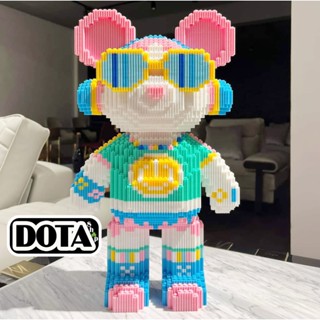  Đồ Chơi Mô Hình Lắp Ráp 3D Gấu Bearbrick DJ Gấu Teddy Gấu Hình Chữ M Cỡ Lớn 35cm 55cm 