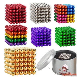 Bi nam châm tròn - bucky ball 3mm 8 màu