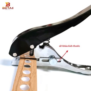 Kìm bấm lỗ bịt đầu vít | kìm bấm lẹp chỉ nhựa | kìm bấm lỗ tròn 8mm 15mm