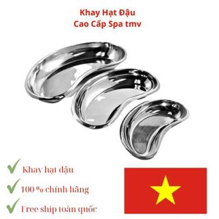 Khay hạt đậu inox mạ vàng | khay quả đậu sâu 400ml và 600ml đựng dụng cụ y tế