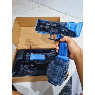 sung phun nước điện tử tự động  đồ chơi mùa hè dành cho bé vận động ngoài trời có tặng kèm cáp sạ