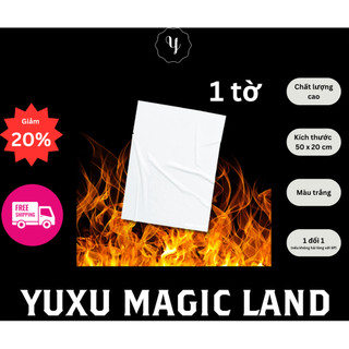 Giấy cháy 50 x 20 cm, dùng để diễn ảo thuật và đốt bánh kem sinh nhật