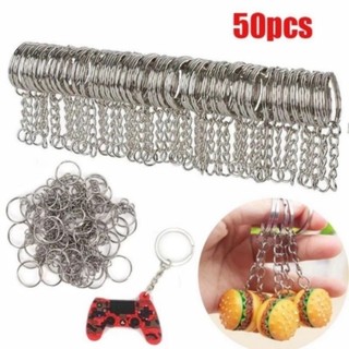 combo 10 móc khóa kèm theo móc C trắng