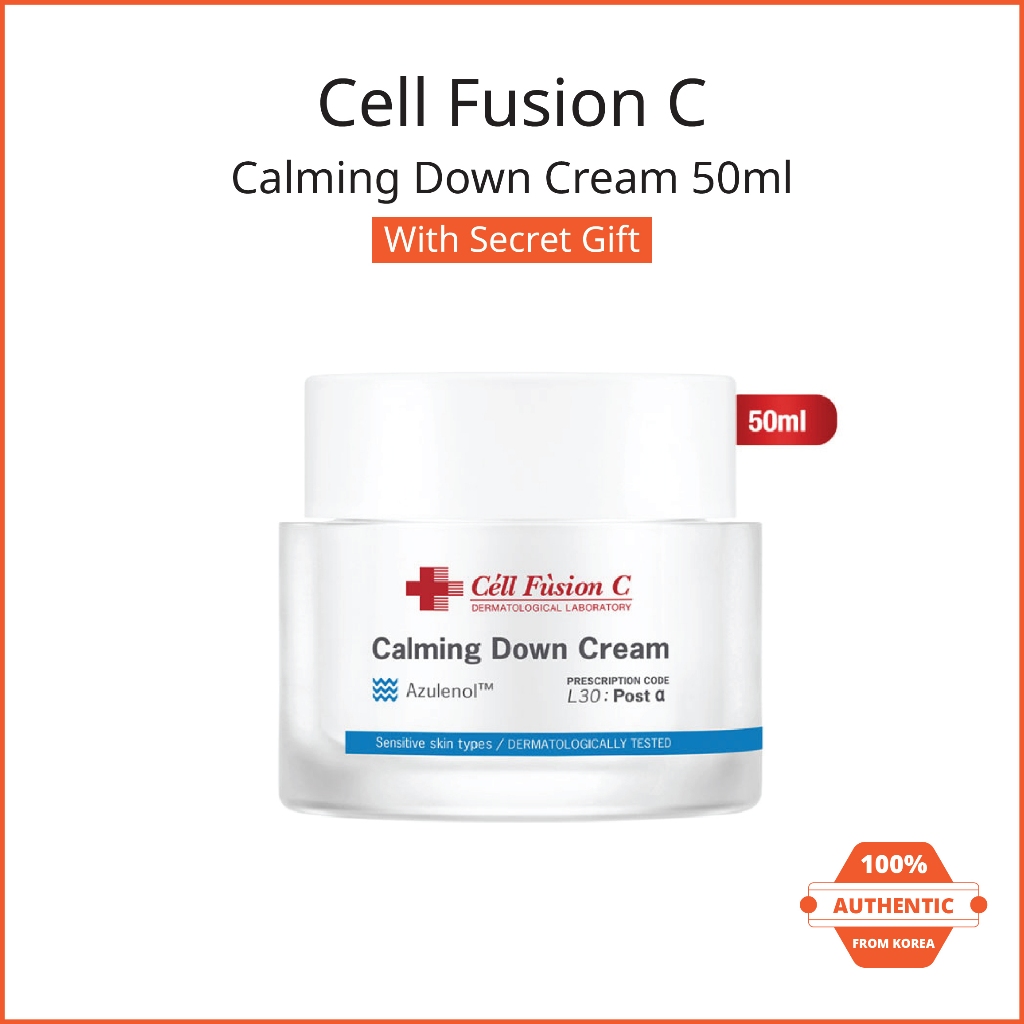 [Cell Fusion C] Kem dưỡng ẩm dịu da Cell Fusion C Calming Down Cream 50ml chính hãng nhập khẩu Hàn Quốc