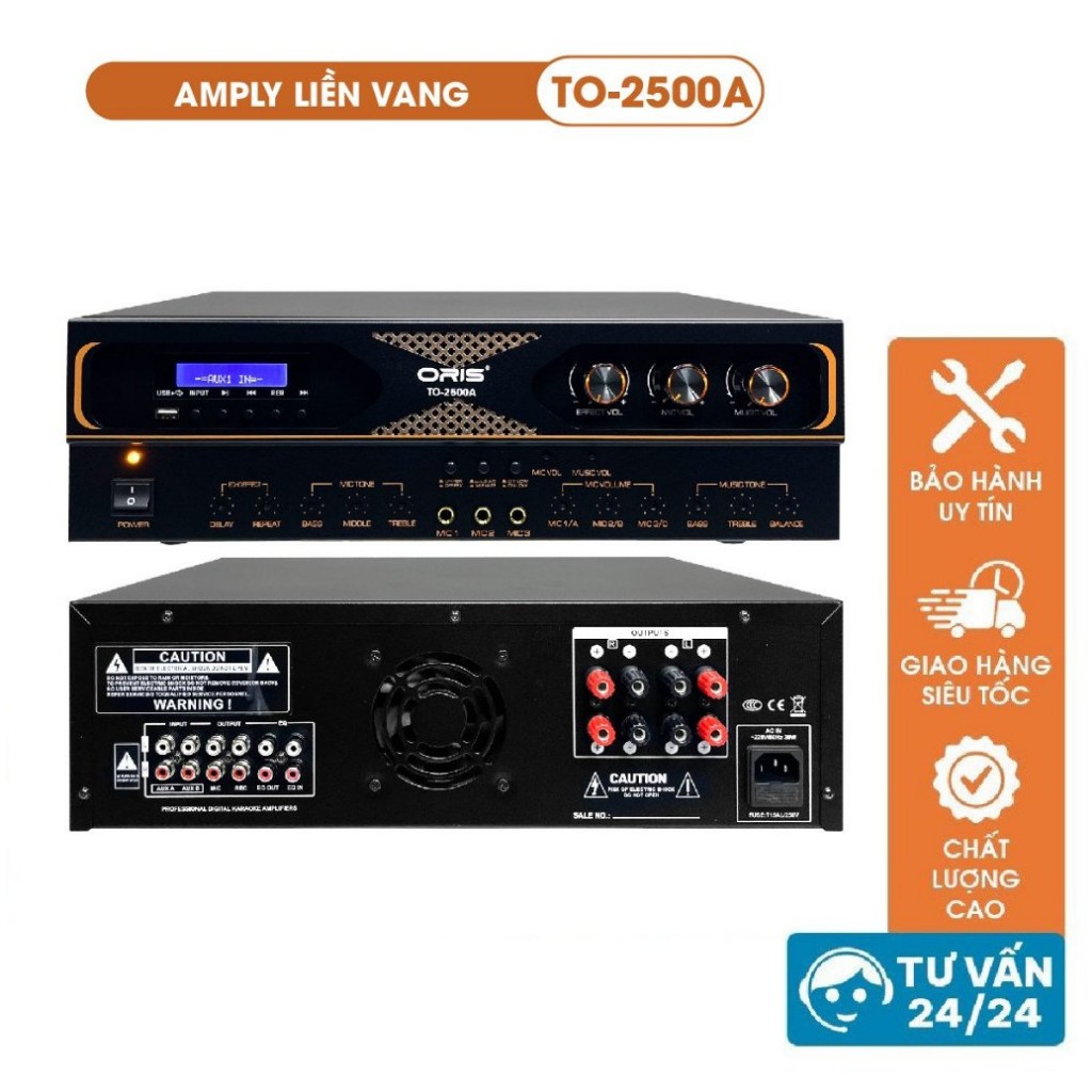 Amply 5000 công suất bluetooth tích hợp vang cơ, chức năng chống hú tốt, main đẩy sử dụng cho dàn karaoke gia đình