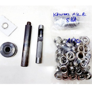 Combo bộ đục khuy bạt bộ đóng khoen +100 khoen Để đóng bạt,túi giấy