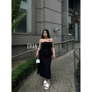 [ CHAN BIGSIZE 55-85kg] Chân váy maxi xẽ tà 2 bên bigsize