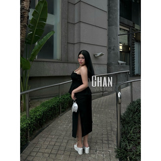 [ CHAN BIGSIZE 55-85kg] Chân váy maxi xẽ tà 2 bên bigsize