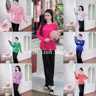 Đồ lam - pháp phục bigsize 50-100kg áo vải gấm quần vải măng gồ