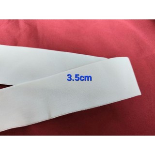 1m dây thun trắng bản rộng 3.5cm
