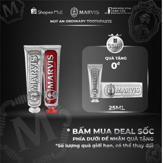 Combo 2 Tuýp Kem Đánh Răng Marvis Whitening Mint & Cinnamon Mint 85ML