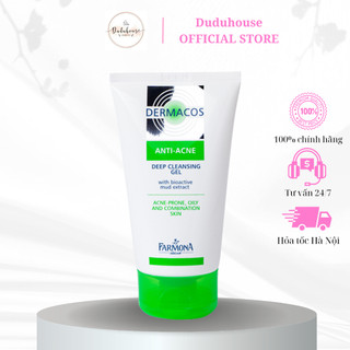 Sữa Rửa Mặt Farmona Dermacos Anti Acne Deep Cleansing Gel Sạch Sâu Ngừa Mụn, Cho Da Dầu 150ml Duduhouse