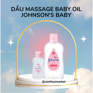 [Thái Lan] Dầu Massage Johnson Baby Oil Hồng Dưỡng Mịn Da Mềm Cơ Thể Tay Chân Giảm Rạn Da Bụng Hương Dễ Chịu Em Bé 200ML