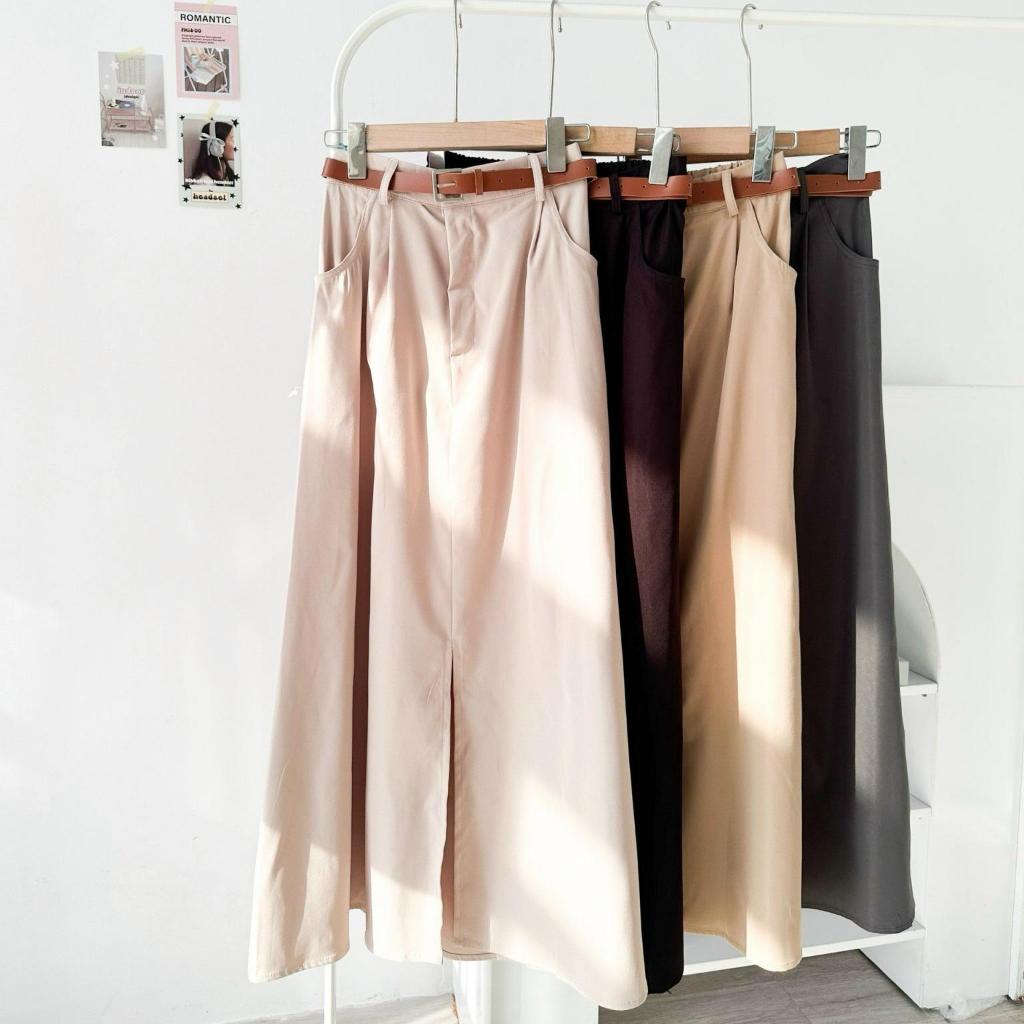 Chân váy thô mini cạp chun phốt cutout HAVANA CV179