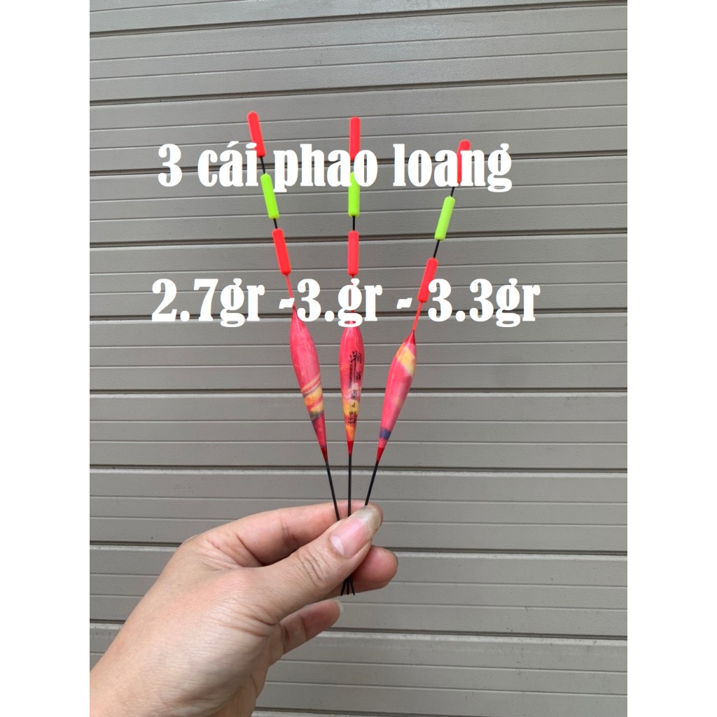 Phao Câu Đài NaNo XA và Phao Loang Tăm To Dành cho người mắt hơi kém , lớn tuổi , câu nước nông , câu lửng