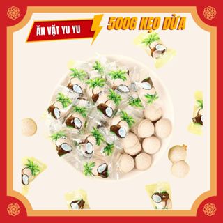  500G Kẹo Dừa Sakura Nhật Bản Kẹo Hình Trái Dừa Nhật Thơm Ngon ĂN VẶT YU YU 