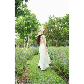 [HÀNG QC] Đầm maxi hở lưng chanh sả