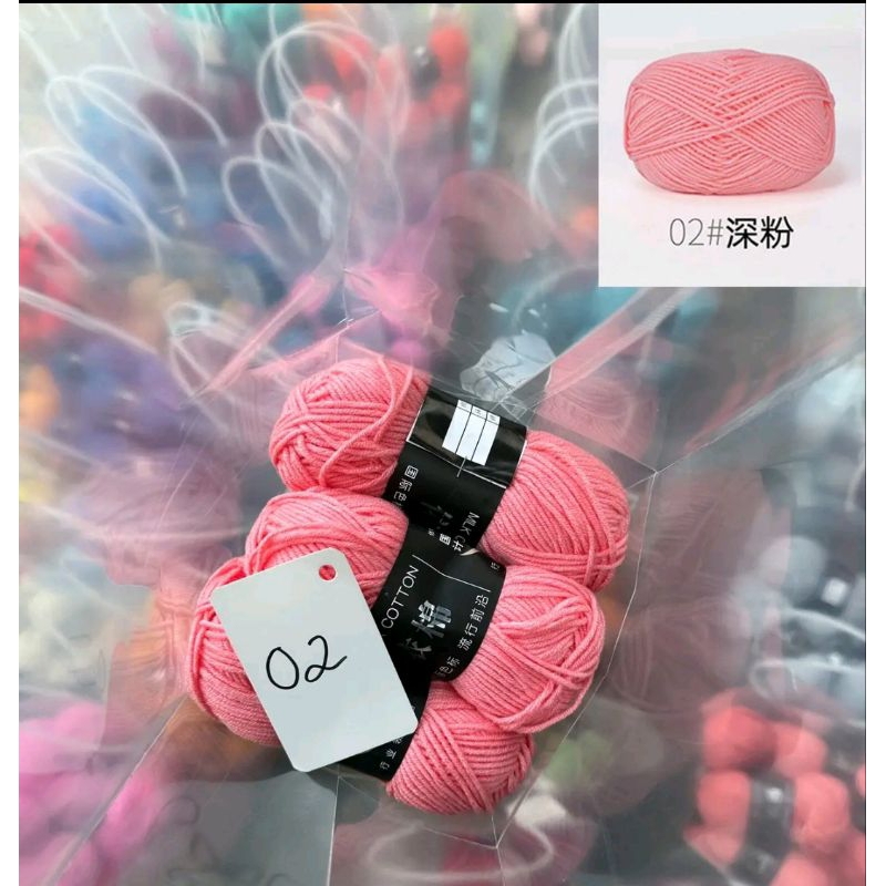 Len Milk Cotton 50g Sợi Len Mềm Mịn (màu 1-50)