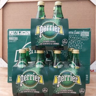 Nước Khoáng Pháp Có Ga _ Perrier 330ml [Lốc 4 chai]