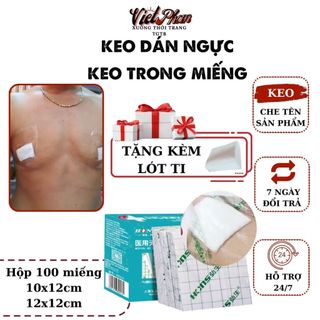 Keo Dán Ngực Tomboy Keo Trong Suốt ( Keo Trong y tế ) Trong Mỏng Tàn Hình
