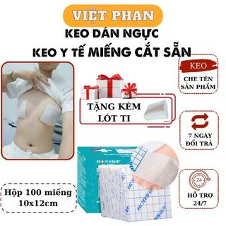 Keo Dán Ngực Tomboy -  Keo Y Tế  Miếng Cắt Sẵn 10x12cm cho Tomboy - Sb Transguy