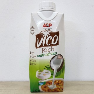 Vico nước cốt dừa nguyên chất acp rich coconut milk