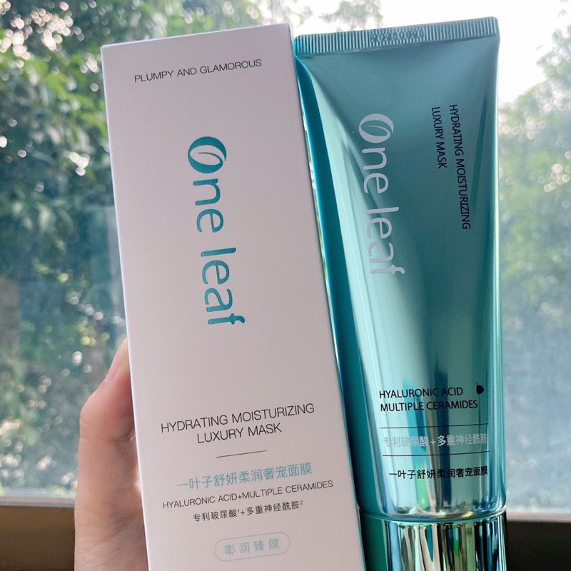 mặt nạ rửa trắng da dưỡng ẩm one leaf