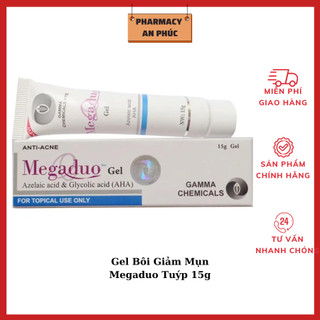 Gel chấm mụn megaduo , hổ trợ mụn trứng cá, mụn ẩn, mờ thâm mụn, mờ sẹo - dưỡng da giúp dưỡng da, làm sáng da, tuýp 15g