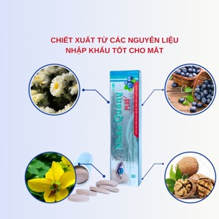 Viên Sủi Bổ Mắt Nhãn Quang Plus Giúp Tăng Cường Thị Lực Giảm Mờ Mắt Mỏi