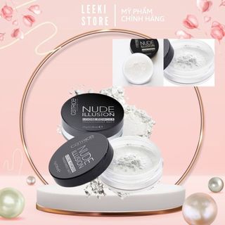 Phấn phủ kiềm dầu Catrice Nude Illusion Loose Powder Transparent Matt mịn lì che khuyết điểm 11g