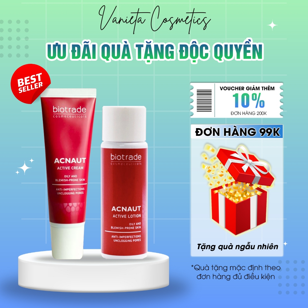 Biotrade Chấm Mụn Acnaut Active Lotion 10ml Hỗ Trợ Giảm Mụn Hiệu Quả