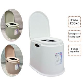 Bô vệ sinh, bô di động cho người già, người bệnh, bà bầu tiện lợi