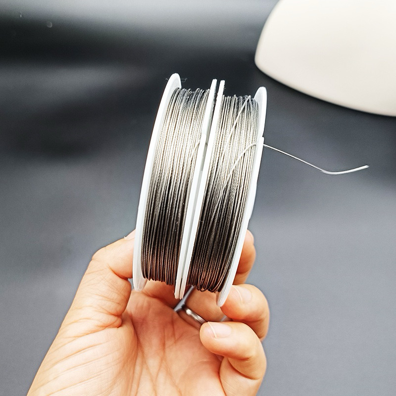 Dây kim loại -Dây thép 0.38mm( 1 cuộn~10m)