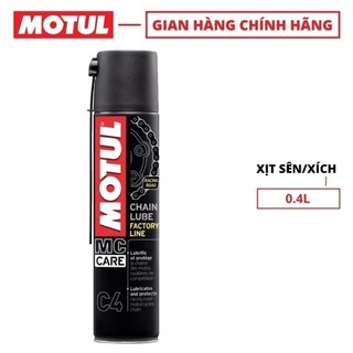 Xịt sên / xích motul c4 chain lube factory line 0.4l