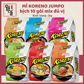 Bịch 10 Gói Mì Hàn Quốc Koreno Jumbo 100G đủ vị (vị bò cay/ vị kim chi/vị gà/ vị tôm/ vị hải sản...) - Dã Vị bách hóa