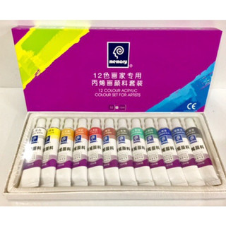 Bộ Màu Acrylic Memory 12/18/24 màu