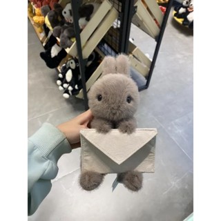 Gấu bông nhồi bông dễ Con thỏ nhỏ gửi thư thương làm quà tặng cho bạn gái