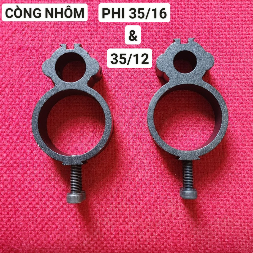 còng phi 35/16 và 35/12 cố định ống nước