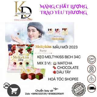 Socola Nama Tươi Melty kiss Mix Vị Bịch Lớn 138gr Nhật Bản [Hàng Air]