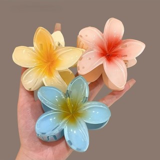 Kẹp tóc hoa sứ kẹp tóc 3 hoa kẹp tóc tráng gương