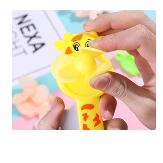 Quạt bóp tay hình thú dễ thương