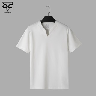 Áo thun cộc tay Nam ,Nữ At: 178 cổ xẻ v   ( Quân còi 1988 ) chất vải cottonUNI 280gsm 4 màu  Menswear Trắng Cổ Tròn