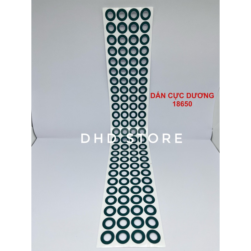 [DHD] Giấy dán cực dương 18650