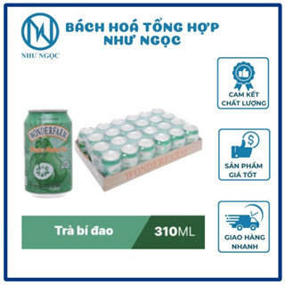 THÙNG 24 LON - Trà Bí Đao Woderfarm Lon 310 ML - Bách Hóa Tổng Hợp Như Ngọc