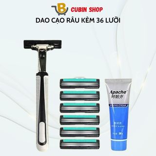 💥[GIÁ SIÊU RẺ]💥Bộ dao cạo râu tặng 36 lưỡi kép Gulliet  tặng kèm 1 lọ kem cạo râu 💥SIÊU HOT💥