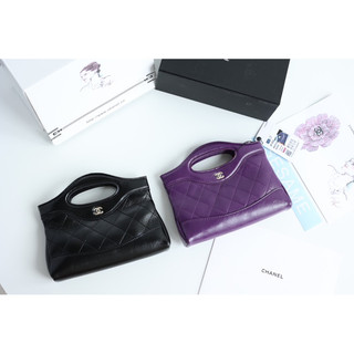 Túi đeo chéo Cha.nel 24C bản super chất da bò size 20cm fullbox