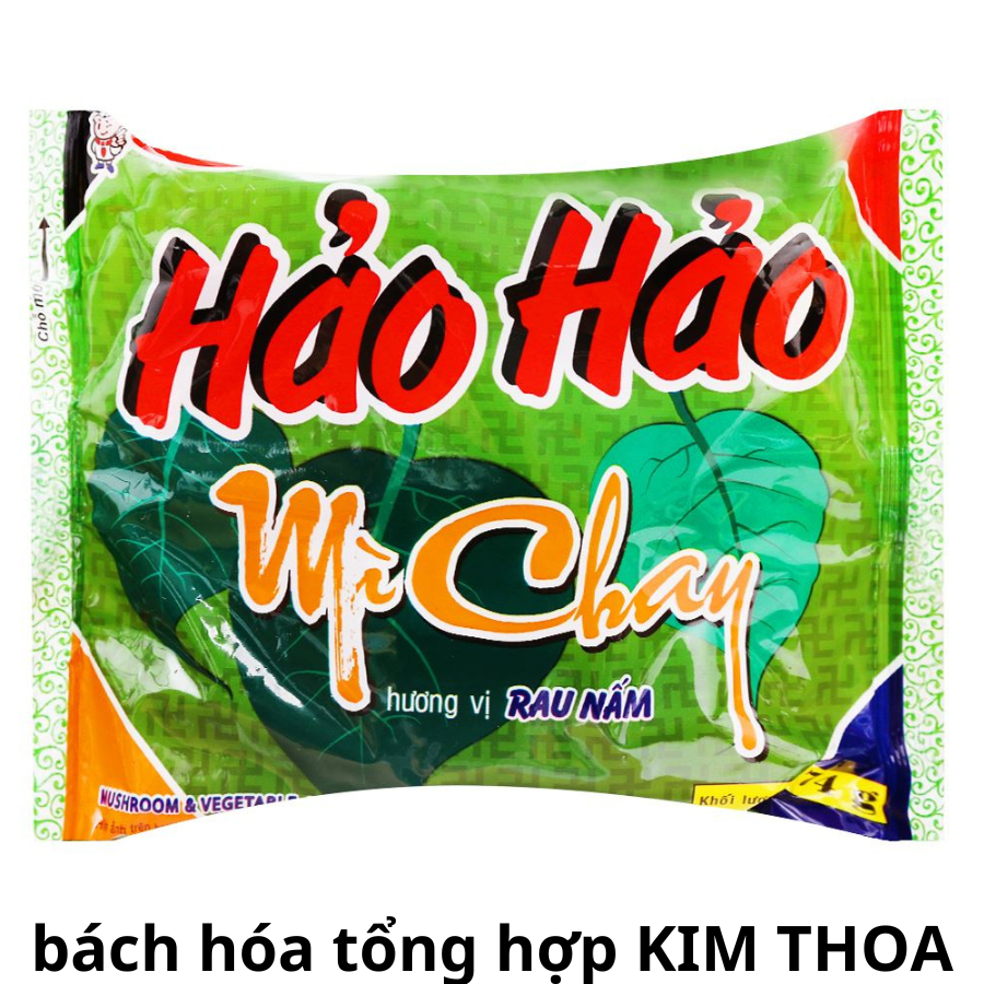 MÌ Hảo Hảo chay rau nấm ACECOOK thùng 30 gói * 75g. DATE mới